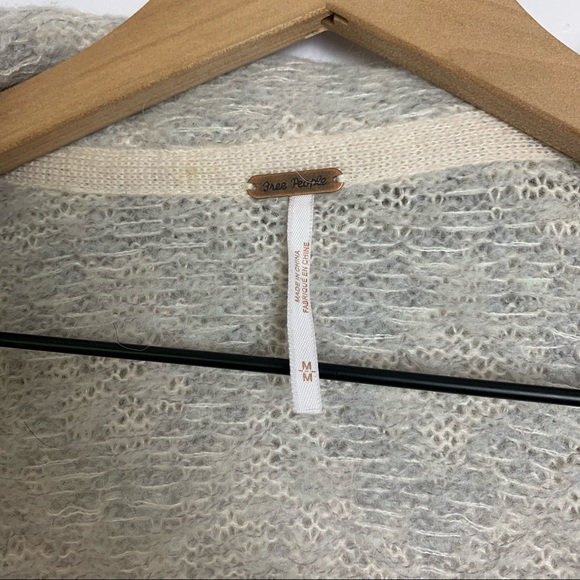 NEW Free People Like a Diamond Sweater Coat in Icy Diamonds Combo in Medium - Picture 10 of 16